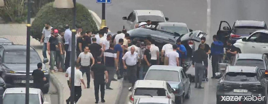 Tbilisi prospektində yol qəzası baş verib