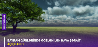 Bayram günlərində gözlənilən hava şəraiti açıqlanıb