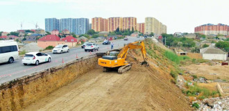 Saray körpüsünə aparan yanaşma yolları genişləndirilir
