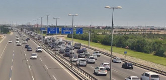 Aeroport şosesində yol-nəqliyyat hadisəsi baş verib