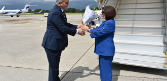 Sahibə Qafarova Cenevrəyə səfər edib