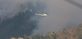 Laçında dağlıq ərazidə yanğın tam söndürülüb