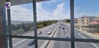 Bakı-Sumqayıt yolundakı piyada keçidi bərbad vəziyyətdədir 