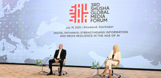 Prezident İlham Əliyev III Şuşa Qlobal Media Forumunda iştirak edib