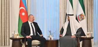 İlham Əliyev Şeyx Məhəmməd bin Zayed Al Nəhyan ilə görüşəcək