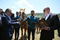 Qurbanqulu Berdiməhəmmədova Cıdır düzündə Qarabağ atı hədiyyə edilib