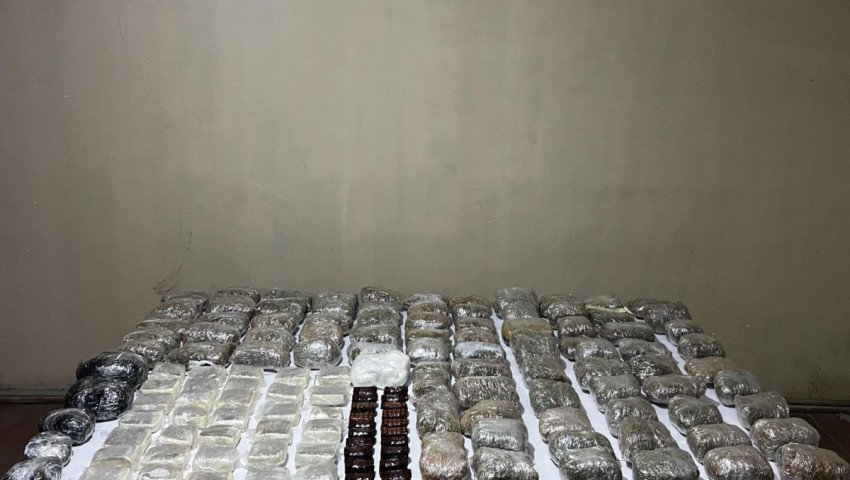 İrandan Azərbaycana külli miqdarda narkotikin keçirilməsinin qarşısı alınıb