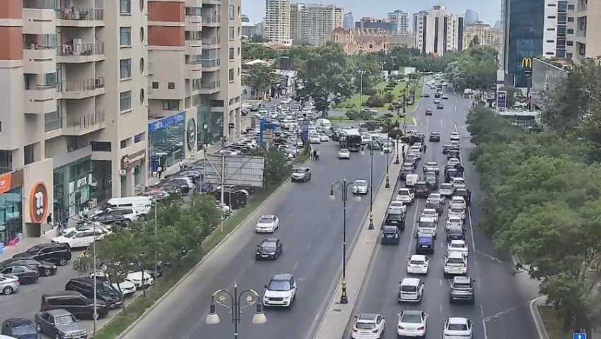 Tbilisi prospektində yol qəzası baş verib