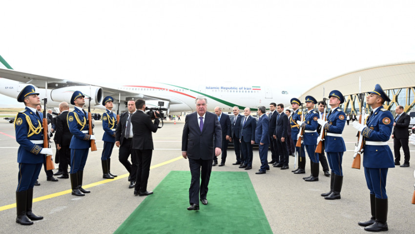 Tacikistan Prezidenti Emoməli Rəhmonun Azərbaycana səfəri başa çatıb